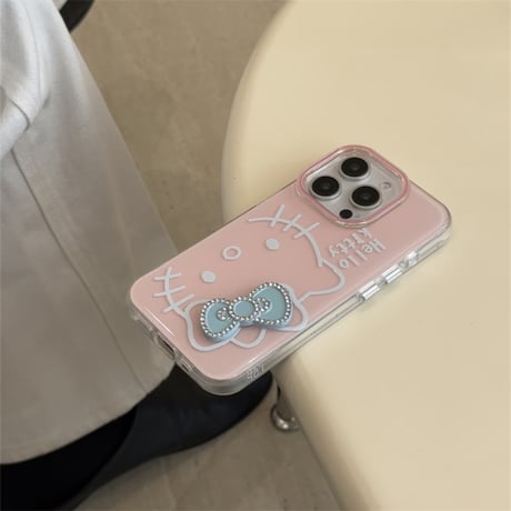 iphone16/15 ケース 猫 柄 スマホケース 可愛い キラキラ ストーン iphone16pro ケース M266