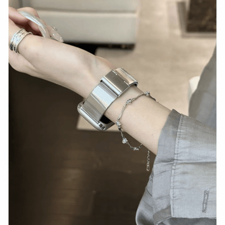 アップル ウォッチ バンド お 揃い apple watch バンド ステンレス「男女兼用」 M238