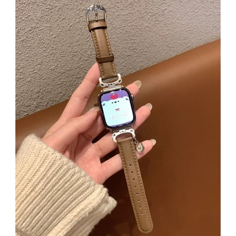 apple watch バンド かわいい アップル ウォッチ バンド レザー M217