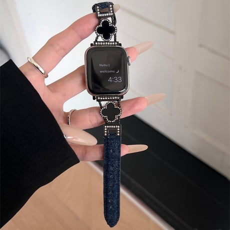 四つ葉のクローバー アップル ウォッチ バンド かわいい apple watch バンド レディース M111