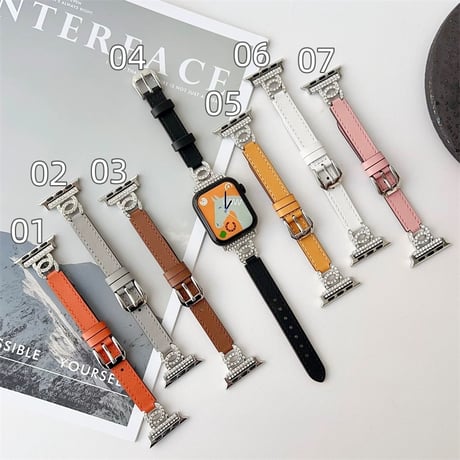 apple watch バンド おすすめ 女性 アップル ウォッチ レザー バンド M233