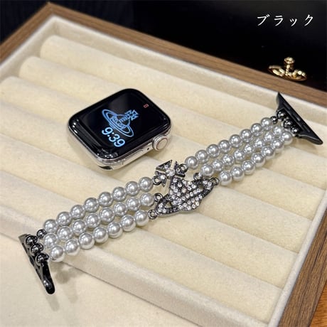アップルウォッチバンド パール apple watch バンド 女性 スマート ウォッチ 交換 バンド M282