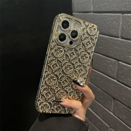 iphone16/16pro ケース キラキラ iphone ケース かわいい デコ M089
