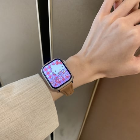 猫 アップル ウォッチ バンド かわいい レザー apple watch バンド マグネット M213