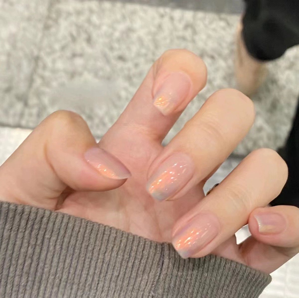 ネイルチップ 韓国 つけ爪 ネイルチップ ロング ショート キラキラ