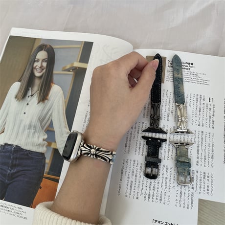 【50％OFF!】腕周り細いレディースに最適なapple watchバンド半額セール中！
