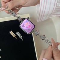 アップル ウォッチ series 10 バンド 可愛い apple watch ブレスレット キラキラ M174