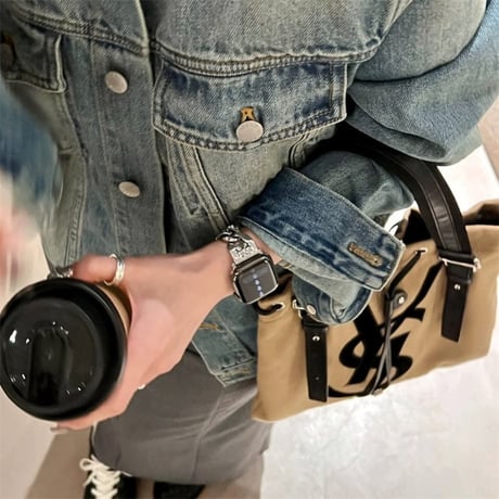 apple watch バンド チェーン アップル ウォッチ バンド かっこいい 男女兼用 M215