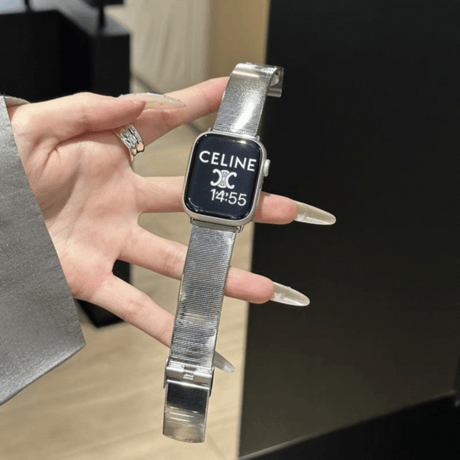 アップル ウォッチ バンド お 揃い apple watch バンド ステンレス「男女兼用」 M238