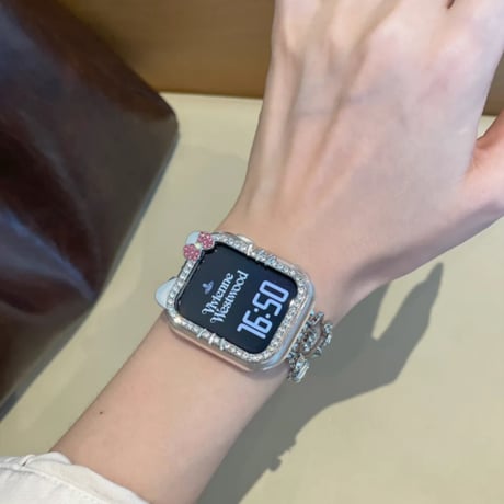 「保護ケースプレゼント！」アップル ウォッチ ブレスレット apple watch バンド かわいい 蒸れない M274