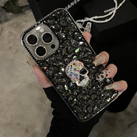 iphone16/16pro ケース キラキラ スマホケース デコ ストーン M157