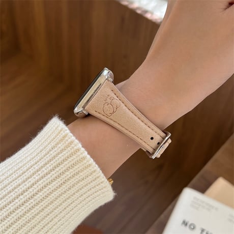 apple watch バンド 犬 アップル ウォッチ バンド  42ｍｍ/46ｍｍ レザー レディース M304