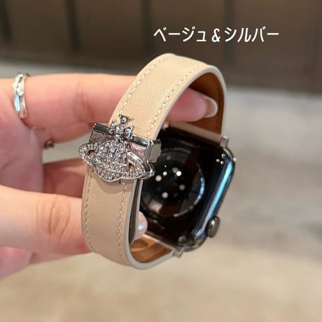 アップル ウォッチ 10 バンド 女性 人気 apple watch 革 バンド かわいい マグネット M290