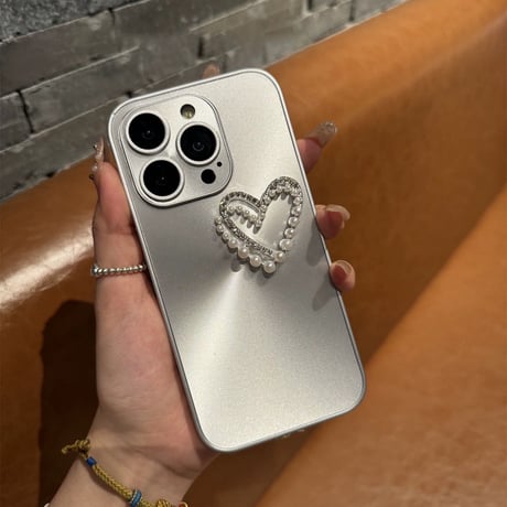 iphone ケース ハート 韓国 iphone ケース 人気 女子【カメラ保護フィルム一体型】M049