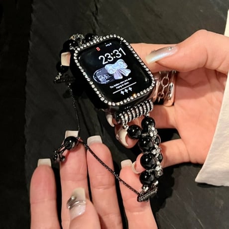 アップル ウォッチ ブレスレット apple watch バンド キラキラ【保護ケースプレゼント】M105