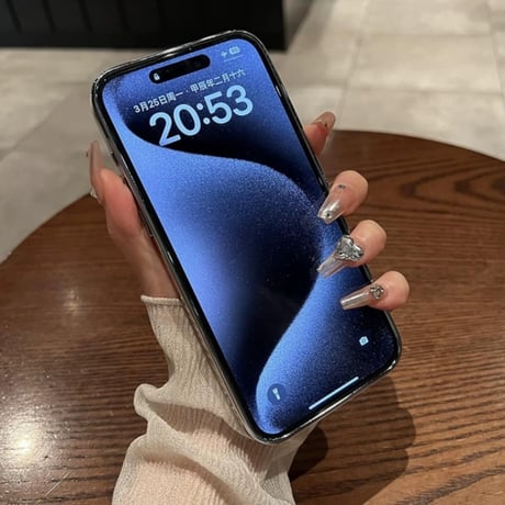 iphone16/16pro ケース ミラー iphone ケース ガラス かわいい M191