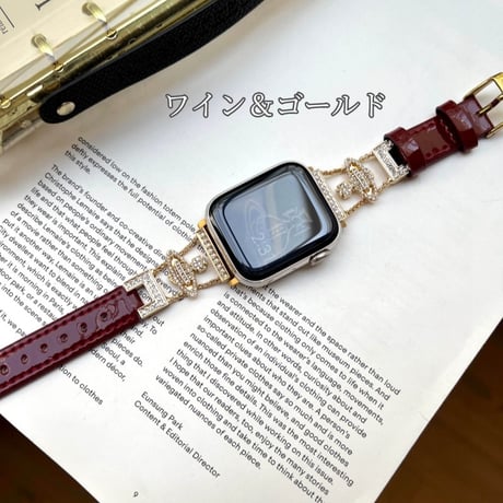 アップル ウォッチ バンド おしゃれ 女性 apple watch アクセサリー レザー M229