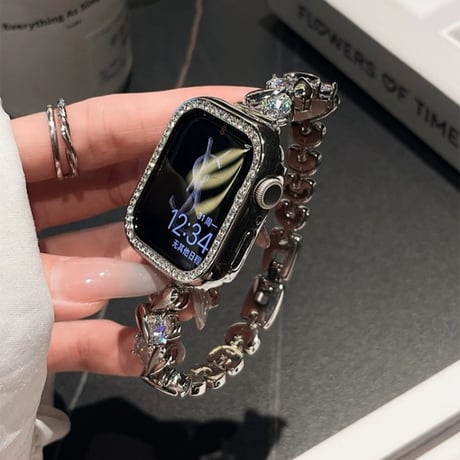 ジルコン アップル ウォッチ バンド キラキラ apple watch ブレスレット M098