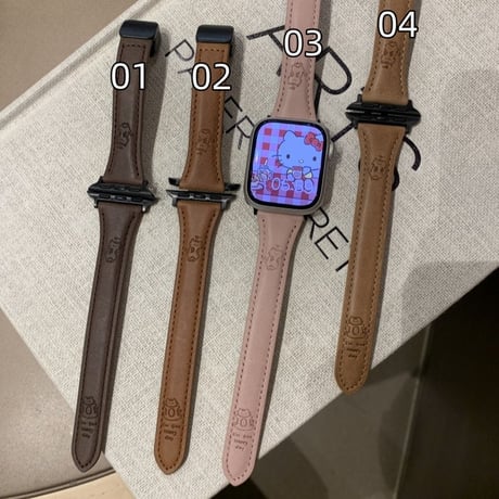 猫 アップル ウォッチ バンド かわいい レザー apple watch バンド マグネット M213