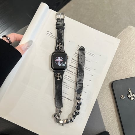 アップル ウォッチ series 10 バンド デニム apple watch バンド 二 重 おしゃれ M079