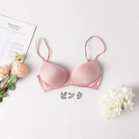 「013」シルク ブラジャー シームレスブラ 離れ乳 小胸 通気快適 ナイトブラ おすすめ