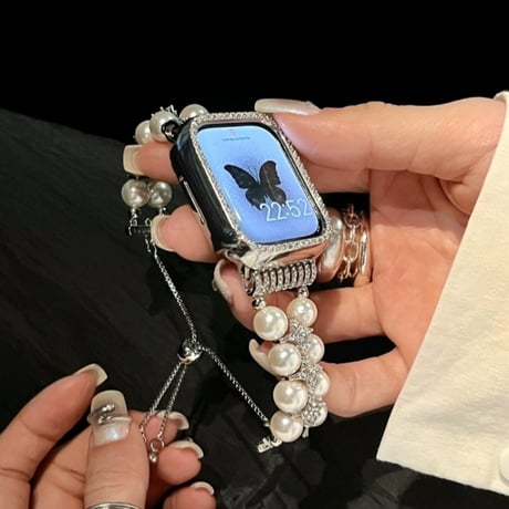 アップル ウォッチ ブレスレット apple watch バンド キラキラ【保護ケースプレゼント】M105