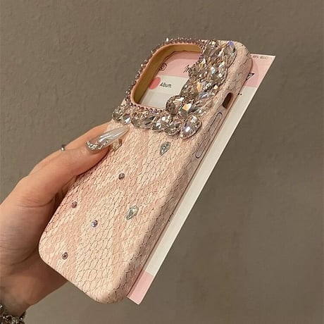 iphone16 ケース デコ iphoneケース かわいい ピンク キラキラ女子M135