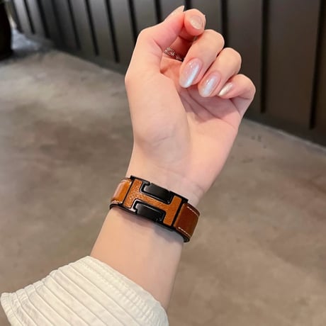 apple watch レザー バンド おしゃれ アップル ウォッチ バンド マグネット M210