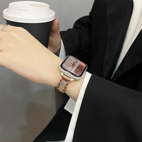 アップル ウォッチ Series 10 バンド キラキラ apple watch ベルト レディース M093