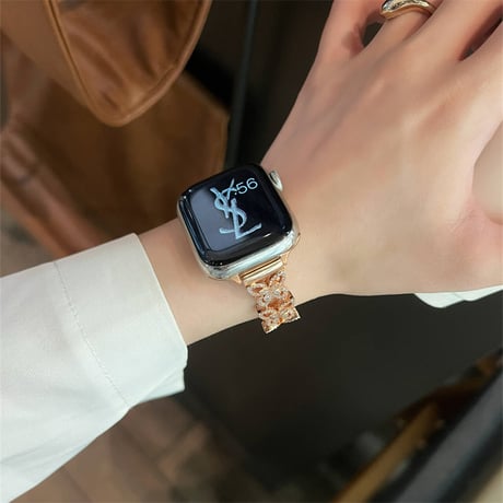 蝶々 apple watch バンド アップル ウォッチ バンド 女性 人気 ラインストーン M267