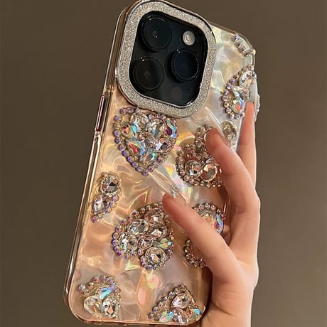 キラキラ iphone16 ケース 韓国 かわいい iphone ケース デコ 人気 女子 M129