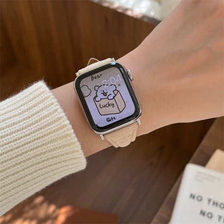 apple watch バンド 犬 アップル ウォッチ バンド  42ｍｍ/46ｍｍ レザー レディース M304