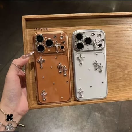 スマホケース 透明 デコ iphone17/17pro ケース 女子 人気 M327