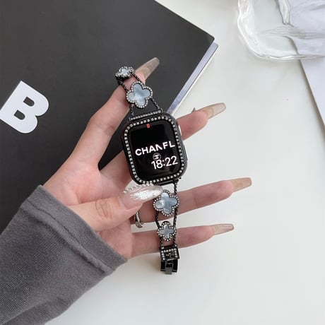 四葉のクローバー apple watch ブレスレット アップル ウォッチ バンド 女性 人気 M086