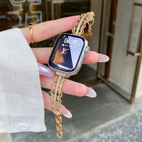 アップル ウォッチ 11/se3 ブレスレット バンド レディース apple watch バンド 可愛い M320