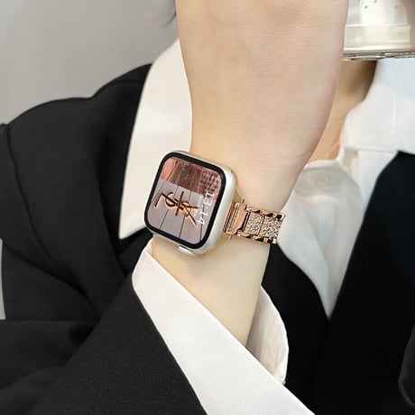 アップル ウォッチ Series 10 バンド キラキラ apple watch ベルト レディース M093