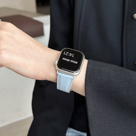 アップル ウォッチ バンド レザー apple watch series 11/10/se バンド マグネット M194