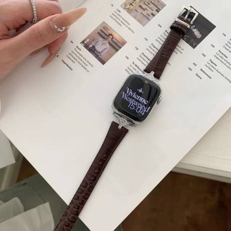 アップル ウォッチ バンド 女性 おしゃれ  apple watch series 10 バンド レザー M181
