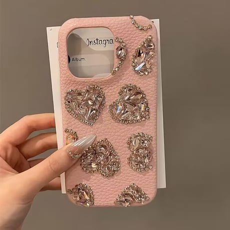 iphone16ケース デコ iphone ケース かわいい キラキラ M006