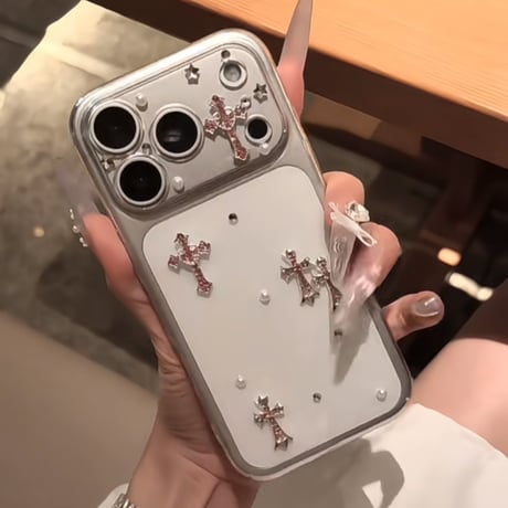 スマホケース 透明 デコ iphone17/17pro ケース 女子 人気 M327