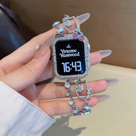「保護ケースプレゼント！」アップル ウォッチ ブレスレット apple watch バンド かわいい 蒸れない M274