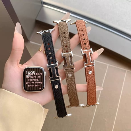 30％OFF! アップル ウォッチ Series10/11 レザー バンド apple watch se バンド 高級 細い M291