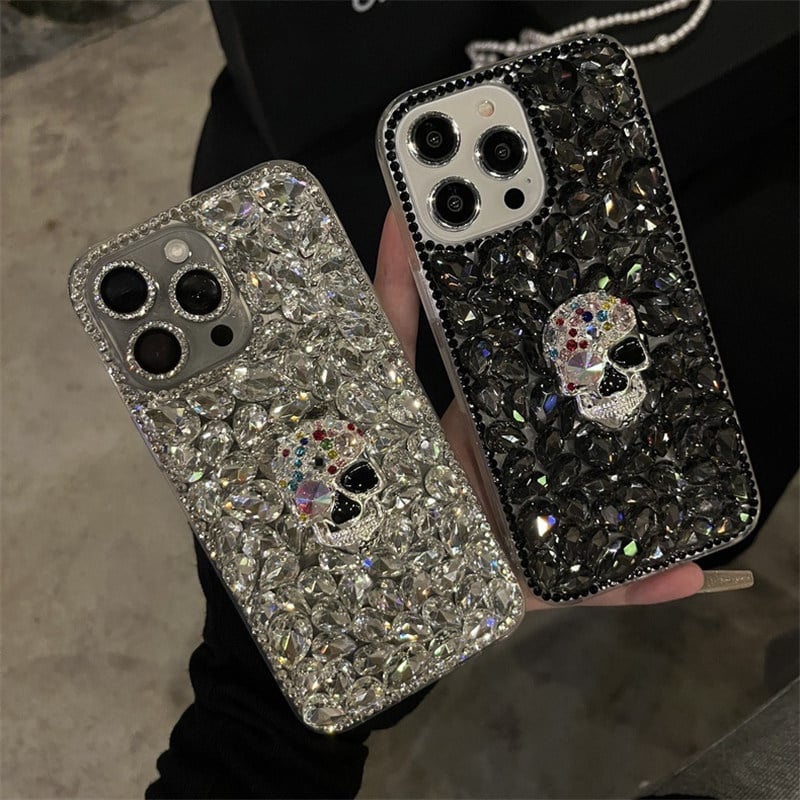 iphone16/16pro ケース キラキラ スマホケース デコ ストーン M157 | r