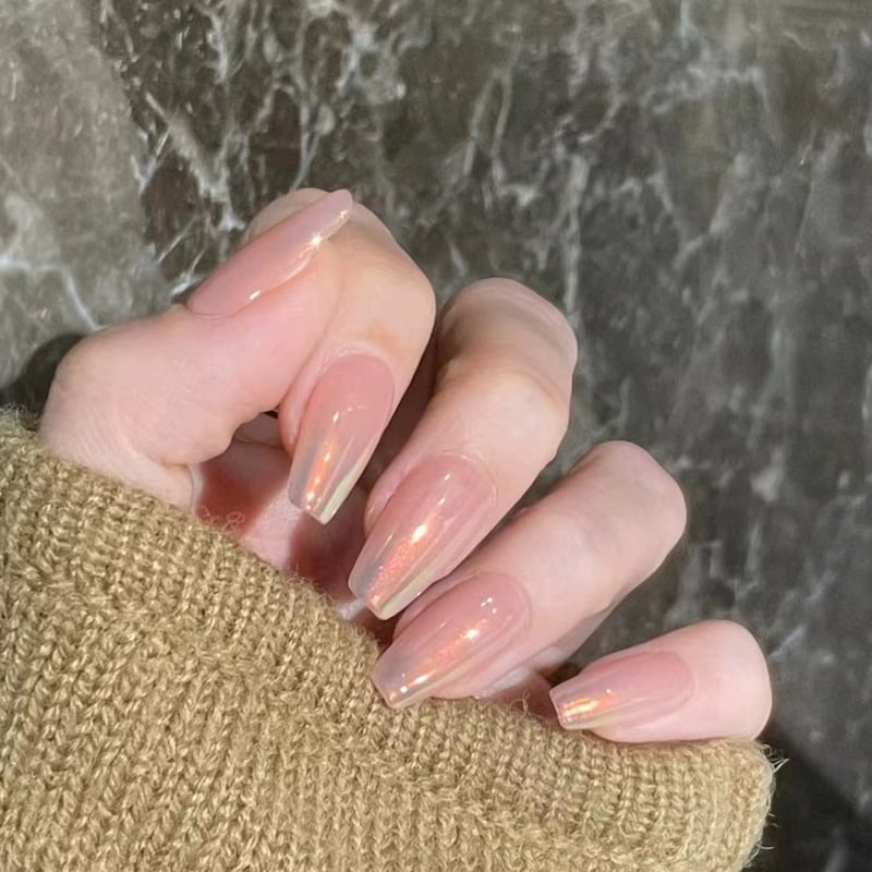 ネイルチップ 韓国 つけ爪 ネイルチップ ロング ショート キラキラ