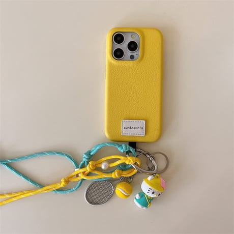 iphone16/16proケース 人気 女子 韓国 iphoneケース 可愛い チャーム 付き M152