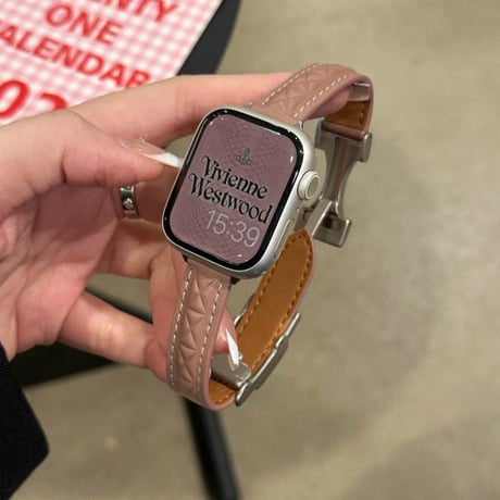 アップル ウォッチ バンド レザー apple watch バンド 磁石 細め M216