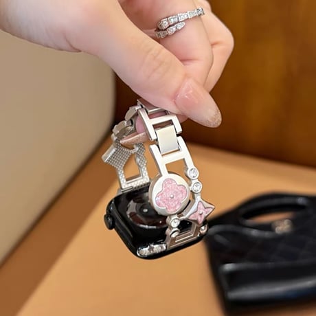 apple watch バンド かわいい 蒸れ ない アップル ウォッチ ブレスレット バンド M328