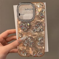 キラキラ iphone16 ケース 韓国 かわいい iphone ケース デコ 人気 女子 M129