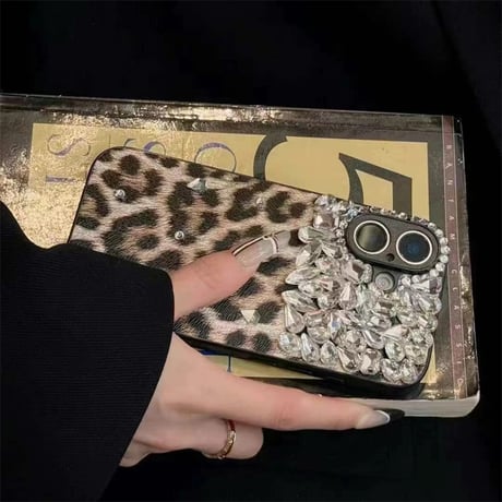 iphone ケース 豹 柄 スマホケース デコ 人気 女子  M218