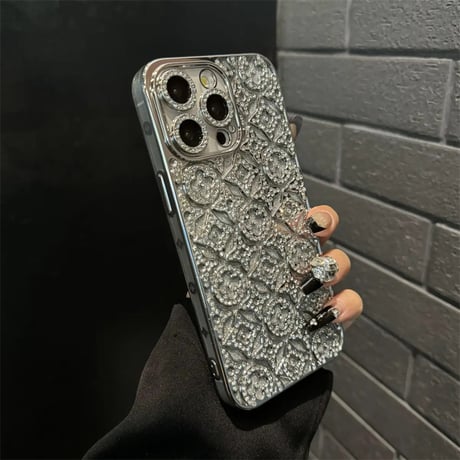 iphone16/16pro ケース キラキラ iphone ケース かわいい デコ M089